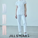 白衣 ナース服 JILLSTUART MEDICAL じる ジルスチュアート【よく見るとストライプ】シルエットが美しい ストライプテーパード ボトムス 白衣 JS2001