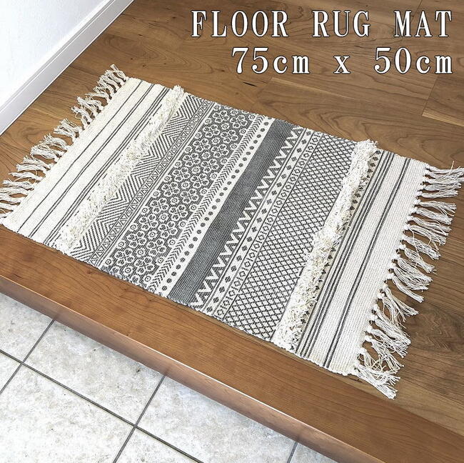 郵便配送 送料無料 ラグマット 玄関マット ハーフラグ キャンプ アウトドア テント 敷物 vanl ...