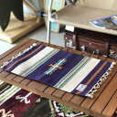 『キャンプ シーンをおしゃれに演出する』 ランチョンマット おしゃれ オルテガデザイン キャンプ アウトドア オルテガ ネイティブ柄 ランチマット テーブルクロ...