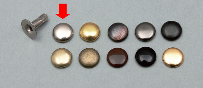 クラフト社 片面カシメ 小 10コ入 ニッケル クリックポスト（メール便）可