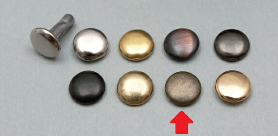 クラフト社 両面カシメ 小 10コ入 アンティーク クリックポスト（メール便）可