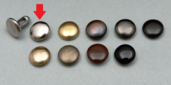 Rakuten - クラフト社 両面カシメ 小 （並足）10コ入 ニッケル クリックポスト（メール便）可