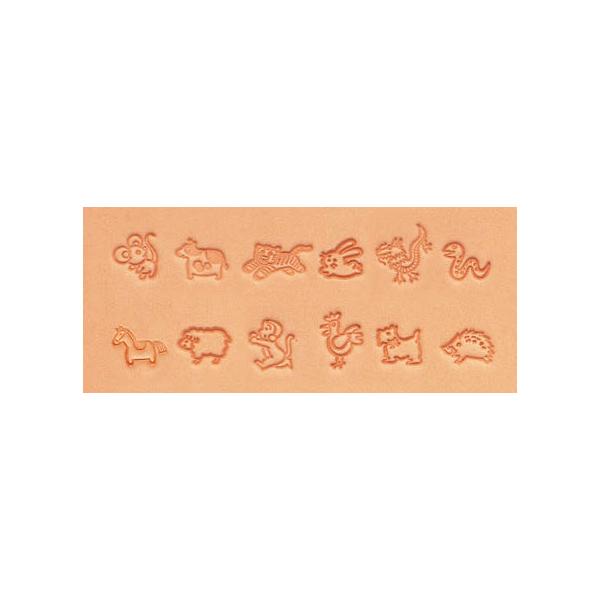 クラフト社 干支刻印セット 12本入 クリックポスト(メール便)可