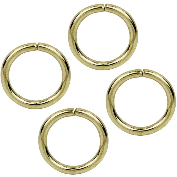 丸カン 内径18mm ゴールド 4コ入り 協進エル 71006-02 クリックポスト(メール便)選択可。