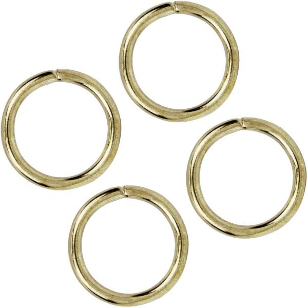 丸カン 内径21mm ゴールド 4コ入り 協進エル 71007-02 クリックポスト(メール便)選択可。