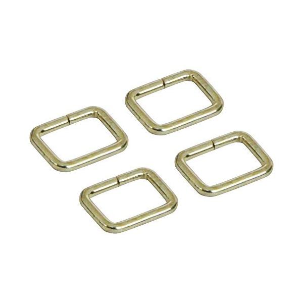 角カン 内径12mm ゴールド 4コ入り 協進エル 71008-02 クリックポスト(メール便)選択可。