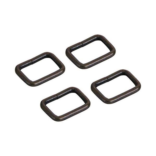 角カン 内径12mm ブロンズ 4コ入り 協進エル 71008-03 クリックポスト(メール便)選択可。