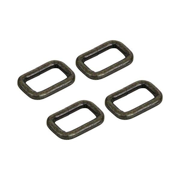 角カン 内径15mm アンティック 4コ入り 協進エル 71009-04 クリックポスト(メール便)選択可。