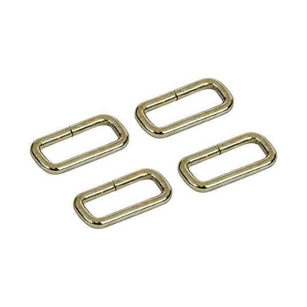 角カン 内径21mm ゴールド 4コ入り 協進エル 71011-02 クリックポスト(メール便)選択可。