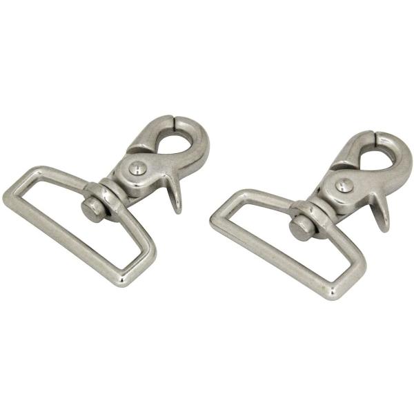 ナスカン 内径30mm ニッケル 2コ入 協進エル 71046-01 クリックポスト(メール便)選択可