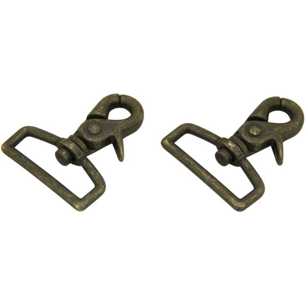 ナスカン 内径30mm アンティック 2コ入 協進エル 71046-04 クリックポスト(メール便)選択可