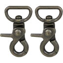 ナスカン 内径18mm アンティック 2コ入 協進エル 71330-04 クリックポスト(メール便)選択可