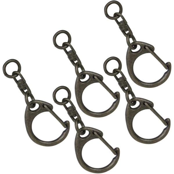 ナスカンキー・小 アンティック 5コ 14mm 協進エル クリックポスト(メール便)可