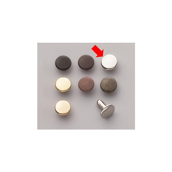 両面足長カシメ 中 ニッケル 20コ 協進エル クリックポスト(メール便)可