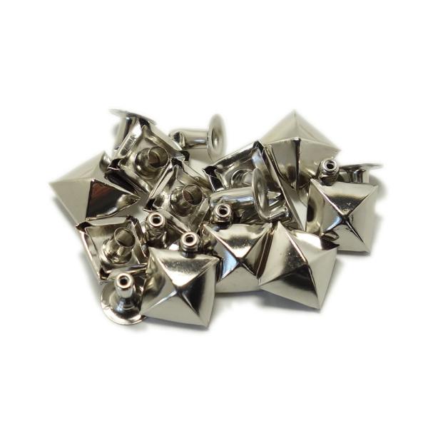 ＼楽天ランキング入賞／ クラフト社 角カシメ 中 ニッケル クリックポスト(メール便)可