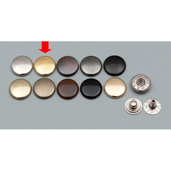 クラフト社 ホック 中 12mm 10コ入 ゴールド クリックポスト（メール便）可