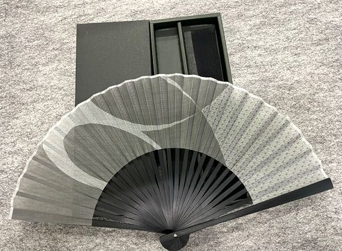【ネコポス便扇子袋付き可能】　紳士扇子 ツバメ