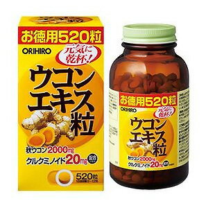 オリヒロ ウコンエキス粒130g(約520粒) オリヒロ ウコンエキス粒130g(約520粒)