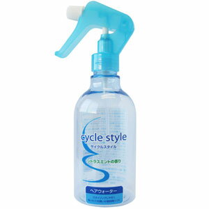 サイクルスタイル ヘアウォーター シトラスミントの香り 本体 285ml サイクルスタイル ヘアウォーター シトラスミントの香り 本体 285ml