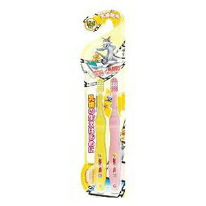 トム&ジェリーハブラシ 1.5才~5才 乳歯期用(2本入)