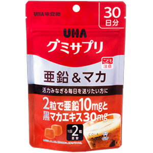 UHA味覚糖 グミサプリ 亜鉛＆マカ 30日分 60粒