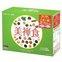 　 ※パッケージデザイン等は予告なく変更されることがあります。予め御了承下さい。 　 特徴 ●美容・健康の維持や置きかえダイエットにこれ1本！野菜不足もサポートしてくれるおいしい「韓流美容食」 ●ビタミンC・コラーゲン入り ●30種類以上の穀物、野菜、果物が1包でとれる！牛乳や豆乳、水に溶かして飲むだけ。1食置きかえて美味しく満足ダイエット！ ●ほんのり黒糖風味のゴマきな粉味 お召し上がり方 ※1日3食のうち1食を目安に置きかえてください。 ※過度なダイエットはご注意ください。 (1)美禅食1包をコップに入れます。 (2)コップに牛乳又は豆乳・水又はぬるま湯を入れます(200mL以上がおすすめ) (3)よくかきまぜ粉末が溶けたらできあがりです。 ・しばらく置くととろみが出てきます。つくりおきはせず、早めにお召し上がりください。お湯等を使用する場合はやけど等にご注意ください。 ・そのままでもお召し上がり頂けますが、お水等を多めにとることをおすすめします。 原材料 加工黒糖、大麦、サイリウムハスク、難消化性デキストリン、小麦、とうもろこし、玄米、大豆、黒米、黒豆、うるち米、ケール、大麦若葉、燕麦、きび、落花生、ごま、小豆、コラーゲンペプチド(ゼラチンを含む)、黒ごま、はと麦、もち米、高きび、あわ、松葉、じゃがいも、栗、さつまいも、よもぎ、人参、キャベツ、りんご、かぼちゃ、しいたけ、ほうれん草、ビタミンC 栄養成分 (1包(15.4g)あたり) エネルギー・・・54.8kcaL たんぱく質・・・1.1g 脂質・・・0.6g 糖質・・・9.5g 食物繊維・・・3.3g ナトリウム・・・5.3mg ビタミンC・・・10mg ご注意 ・直射日光、高温多湿を避けて保管してください。 ・万が一体質や体調に合わない場合は使用を中止してください。 ・通院中・服薬中・妊娠中・授乳中の方は、担当専門医にご相談の上お召し上がりください。 ・乳幼児の手の届かない所に置いてください。 ・色調に多少の違いがありますが、品質に問題ございません。 ・食生活は、主食、主菜、副菜を基本に、食事のバランスを。 広告文責 くすりの勉強堂TEL 0248-94-8718 ■発売元：ドクターシーラボ 150-0012 東京都渋谷区広尾1-1-39 恵美須プライムスクェア 0120-013-900