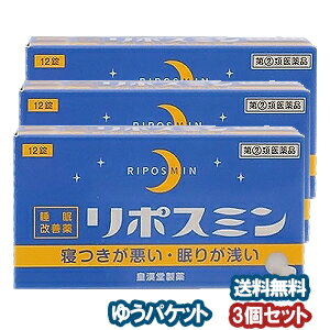 【第（2）類医薬品】 リポスミン 12錠×3個セット メール便送料無料