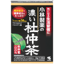 商品特徴◆ 杜仲葉配糖体の成分ゲニポシド酸を50mgも含有。毎日ご愛飲頂くほどにその良さを実感していただけます。 ◆ 生活習慣の気になる方にもおすすめしたいお茶です。 ◆ ノンカロリー、ノンカフェイン。脂質も0gの、体にやさしい健康茶です。 ◆ 特許製法茶葉を使用。特許製法ですから、杜仲固有成分が濃く抽出できます。（特許第3101901号） お召し上がり方● ホットでも冷やしてもおいしくお飲みいただけます。 ● 目的をお持ちの方は、2袋で濃い目に煮出してお飲みいただくことをおすすめします。 ● 煮出した杜仲茶は冷蔵庫で保存し、お早めにお飲みください。内容量3.0g×30袋広告文責くすりの勉強堂0248-94-8718■発売元：小林製薬株式会社