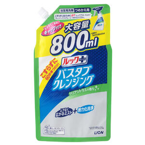 ルックプラス バスタブクレンジング クリアシトラスの香り つめかえ用 大容量 800mL