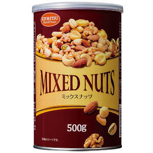 共立食品 ミックスナッツ缶オリジナル 500g×8個セット_