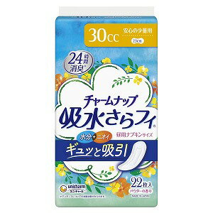 チャームナップ 吸水さらフィ安心の少量用（30cc） 22枚入 昼用ナプキンサイズ