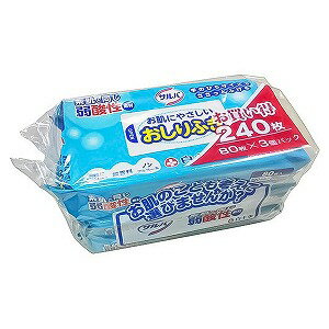 ※パッケージデザイン等は予告なく変更されることがあります。予め御了承下さい。商品特徴素肌と同じ弱酸性素材 ●素肌と同じ弱酸性素材で、お肌にやさしいです。●ふんわりソフトな、やさしいシートを採用。●手のひらサイズで、ささっと拭ける。 ●無香料・無着色・ノンアルコール。使用方法 1.ラベルのつまみ部分を軽くひっぱり開けてください。強くひっぱるとラベルが破れる恐れがあります。 2.清潔な手でぬれタオルを1枚ずつ取り出してご使用ください。 3.開封後は、乾燥防止のためラベルをもとのようにしっかり閉め、できるだけ早く全量を使用してください。成分 水、ベンザルコニウムクロリド、セチルピリジニウムクロリド、クエン酸、クエン酸Na、モモ葉エキス、BG、ブチルカルバミン酸ヨウ化プロピニルサイズ 190mm×200mm注意事項・お肌に異常があるとき、またはお肌に合わないときは、ご使用をおやめください。 ・眼や粘膜および傷口には使用しないでください。・乳幼児の手の届かない場所へ保管してください。・高温のところには置かないでください。 ・処理の方法はお住いの地域のルールに従ってください。・このおしりふきは、水に溶けないのでトイレに流さないでください。広告文責 くすりの勉強堂TEL 0248-94-8718■発売元：白十字171-8552 東京都豊島区高田3-23-12 0120-01-8910