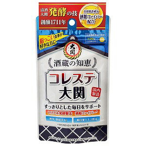 ※パッケージデザイン等は予告なく変更される場合がございます。予めご了承下さい。特徴 創醸1711年から培った発酵技術を健康のために役立てたい。その想いから、米を原料としてトリプル発酵製法で製造した自社特許素材「酒粕ファイバー (プロファイバー)」が生まれました。レジスタントプロテインと食物繊維が濃縮されたこの素材ですこやかな毎日を応援します。成分酒粕発酵物(国 内製造)、麦芽糖、明日葉エキス粉末、酵母(亜鉛含有)/結晶セルロース、 HPC、環状オリゴ糖、ステアリン酸カルシウム、微粒二酸化ケイ素、セラック お召し上がり方1日6粒を目安に、水または ぬるま湯でお召し上がりください。 ●本品は、多量摂取により疾病が治癒したり、より健康が増進するものではありません。 亜鉛の摂り過ぎは、銅の吸収を阻害するおそれがありますので、過剰摂取にならないよう注意してください。一日の摂取目安量を守ってください。乳幼児・小児 本品の摂取を避けてください。ご注意●本品は、特定保健用食品と異なり、消費者庁長官によ る個別審査を受けたものではありません。 ●乳幼児の手の届かない所に保管してください。薬を服用中あるいは通院中の方、妊娠中の方は医師にご相談の上お召し上がり下ださい。体質や体調により合わない場合は摂取を中止してくださ い。●開封後は袋のチャックをしっかり閉め、お早めにお召し上がりください。●粒の着色斑点は原料に由来しています。 ●直射日光、高温多湿を避け常温で保存してください。広告文責くすりの勉強堂 TEL：0248-94-8718■発売元：大関株式会社