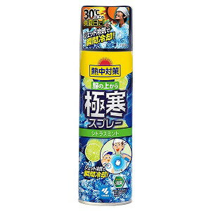 熱中対策 服の上から極寒スプレー シトラスミント 330mL