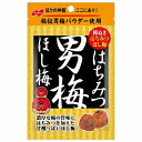 ※パッケージデザイン等は予告なく変更されることがあります。予め御了承下さい。【商品特徴】 濃厚な梅の味わいにはちみつを加えた甘酸っぱさで人気のはちみつ男梅ほし梅が新しいデザインと味になって新発売 今まで以上の甘酸っぱさをお楽しみください 【原材料】 梅(中国)、漬け原材料(果糖ぶどう糖液糖、しそ液、食塩、はちみつ)/酸味料、調味料(アミノ酸等)、甘味料(アスパルテーム・L-フェニルアラニン化合物) 【成分】 (1袋(20g)当り)エネルギー39kcal、たんぱく質0.8g、脂質0.1g、炭水化物8.7g、食塩相当量4.2g(推定値) 【内容量】 20g 【使用上の注意】 直射日光、高温多湿を避けて保存してください。 ■発売元：ノーベル製菓 広告文責くすりの勉強堂 0248-94-8718