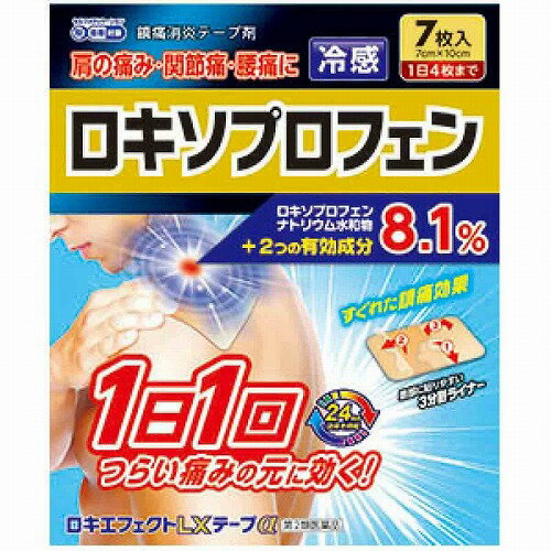 【第2類医薬品】ロキエフェクトLXテープα　7枚 ※セルフメディケーション税制対象商品のサムネイル