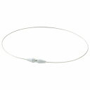 RAKUWAネックレス EXTREME ワイヤーシングル ホワイト 50cm メール便送料無料