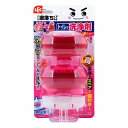 激落ちくん タンクにポン トイレの洗浄剤 ピーチ 本体 スペア1個付 1セット
