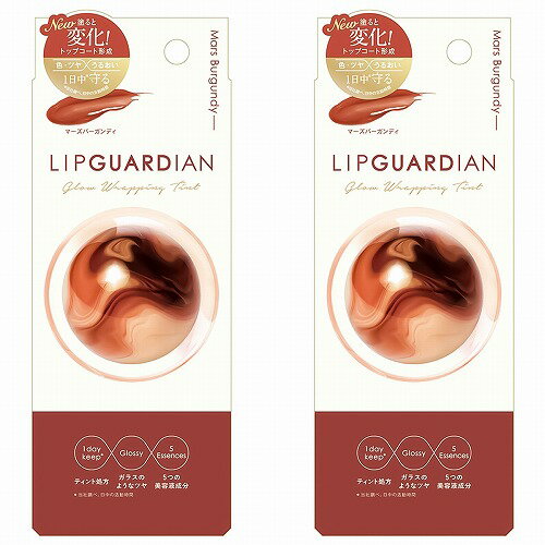 リップガーディアン グロウラッピングティント 04 マーズバーガンディ×2個セット メール便送料無料