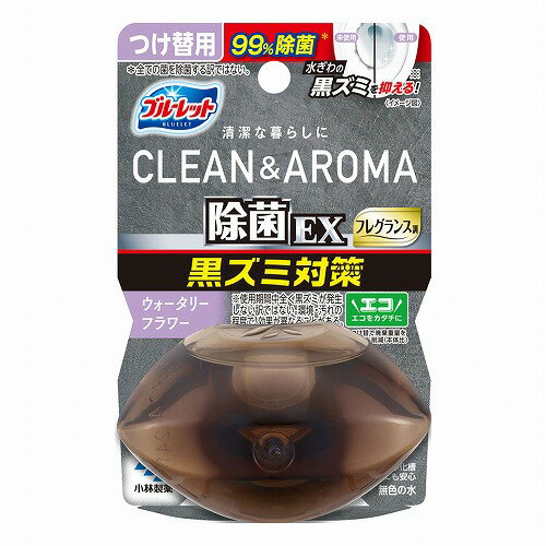 液体ブルーレットおくだけ除菌EX フレグランス つけ替用 クリーン&アロマ ウォータリーフラワー 67mL