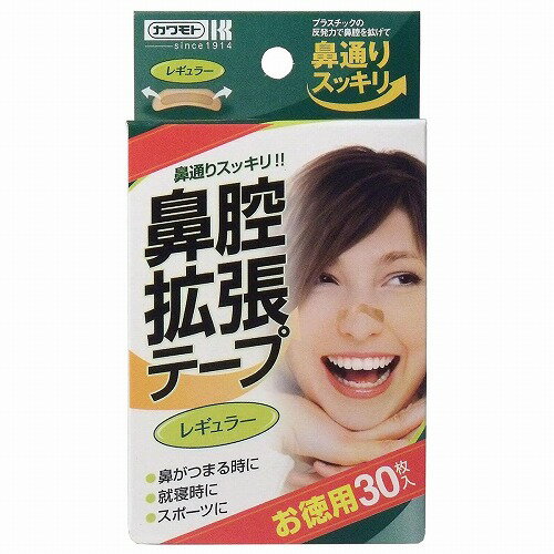 鼻腔拡張テープ レギュラー お徳用 30枚入 メール便送料無料