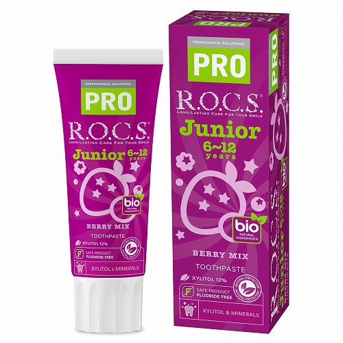 ロックスPRO ジュニア ベリーミックス 74g メール便送料無料