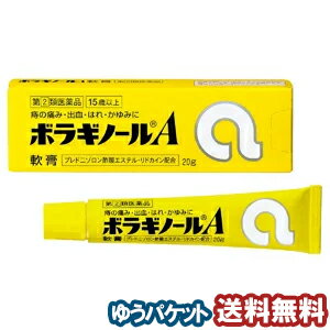 【第2類医薬品】 ボラギノールA軟膏 20g（チューブ入） メール便送料無料_