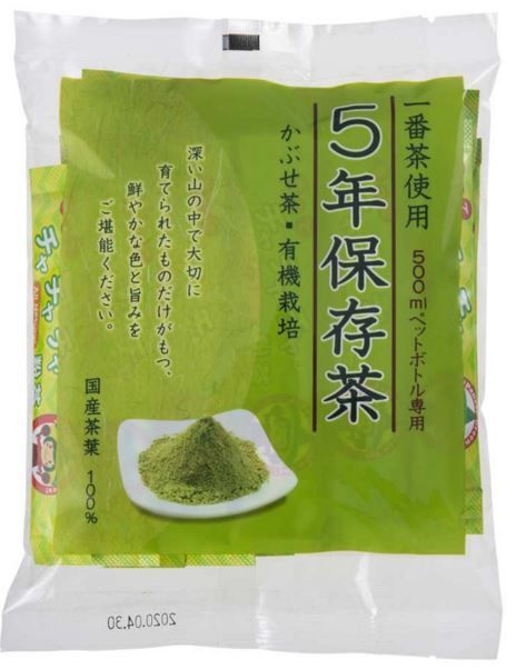 ◆5年保存　500ml　ペットボトル用粉茶　24本入り　1袋