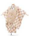被布 レンタル 男児 七五三 着物 七五三レンタル 2204 ベージュ ラメ×ベージュ 白 ドット 3歳男の子 男児 着物 3歳 子供 きもの被布セット お正月...