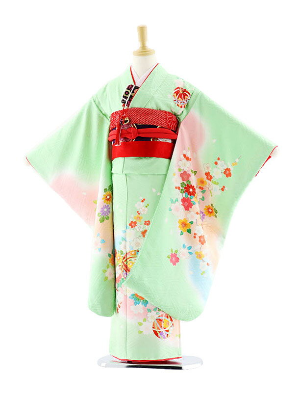 ■七五三レンタル一覧はこちらからどうぞ ※当該商品の帯は本格的な帯結びができる 『袋帯』となっております。 （結び帯・作り帯ではありません） 着付けの際は、美容室や着付経験者などへ依頼されることをおすすめします※商品の色については画面を表示するモニターによって実際と多少異なる場合がございます。ご了承下さいませ。 商品詳細 ［七五三レンタル］ ■素材：着物…正絹 ■身丈：133cm　肩裄：53cm　袖丈：76cm 7歳の標準サイズに調整済みです。 身長115cm〜125cm位 帯は『袋帯』となっておりますので、結ぶタイプになります。 ※お着物以外の小物は写真の商品と異なる場合がございます。 ※簡単なサイズ調整（腰紐にて）が必要な場合があります。 ※箱タイプでの配送になります。 七五三サイズ等について詳しくは 《京都かしいしょう》まで メールにてお問い合わせ下さい。 【送料無料（北海道・沖縄・一部離島を除く）】七五三レンタル料金最安値に挑戦！ ※システム上、カレンダーが「×」でもご注文は可能ですが、ご予約をお取りすることが出来ません。 ご利用日が「○」の商品からご注文下さい。 尚、ご予約の確定は「【京都かしいしょう】ご注文内容のご案内」メールにてお知らせいたします。