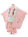 七五三 着物 3歳 レンタル 七五三 3歳 被布 セット 3680 正絹 パステルグリーン×ピンク梅 女の子 七五三レンタル 3歳 女児 被布 七五三 三歳女児...