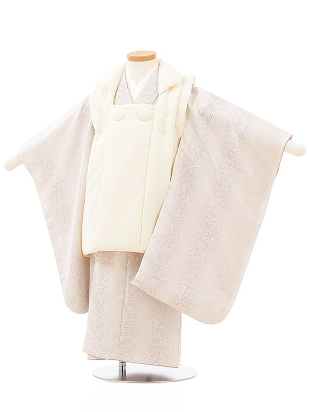 七五三 着物 3歳 レンタル 七五三 3歳 被布 セット 3850 クリーム×グレージュぼかし 女の子 七五三レンタル 3歳 女児 被布 七五三 三歳女児 被布...