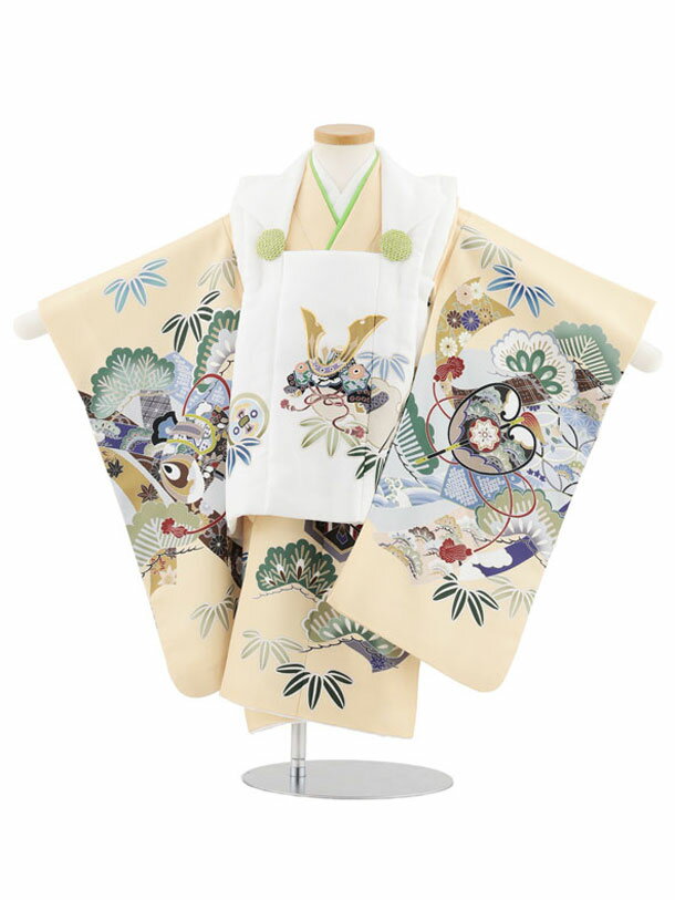 ■七五三レンタル一覧はこちらからどうぞ※商品の色については画面を表示するモニターによって実際と多少異なる場合がございます。ご了承下さいませ。 商品詳細 ［七五三レンタル］ ■素材:化繊 ■身丈:76cm 肩裄:42cm 袖丈:57cm※標準サイズに調整済みです。※総柄のため柄の出方が写真と少し異なる場合がございます。※簡単なサイズ調整(腰紐にて)が必要な場合があります。※小物は着物に合わせてコーディネートさせていただきます。箱タイプでの配送となります。 身長 90〜100cm前後 サイズ等について詳しくは 《京都かしいしょう》まで メールにてお問い合わせ下さい。 【送料無料（北海道・沖縄・一部離島を除く）】七五三レンタル料金最安値に挑戦！ ※システム上、カレンダーが「×」でもご注文は可能ですが、ご予約をお取りすることが出来ません。 ご利用日が「○」の商品からご注文下さい。 尚、ご予約の確定は「【京都かしいしょう】ご注文内容のご案内」メールにてお知らせいたします。