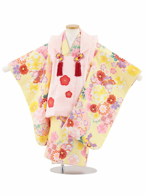 ■七五三レンタル一覧はこちらからどうぞ※商品の色については画面を表示するモニターによって実際と多少異なる場合がございます。ご了承下さいませ。 商品詳細 ［七五三レンタル］ ■素材:化繊 ■身丈:76cm 肩裄:42cm 袖丈:56cm※標準サイズに調整済みです。※簡単なサイズ調整(腰紐にて)が必要な場合があります。※小物は着物に合わせてコーディネートさせていただきます。箱タイプでの配送となります。 身長 90〜100cm前後 サイズ等について詳しくは 《京都かしいしょう》まで メールにてお問い合わせ下さい。 【送料無料（北海道・沖縄・一部離島を除く）】七五三レンタル料金最安値に挑戦！ ※システム上、カレンダーが「×」でもご注文は可能ですが、ご予約をお取りすることが出来ません。 ご利用日が「○」の商品からご注文下さい。 尚、ご予約の確定は「【京都かしいしょう】ご注文内容のご案内」メールにてお知らせいたします。